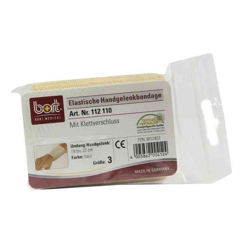 Bort Handgelenkbandage Gr.3 haut m.Klettvers. 1 szt. od Bort GmbH PZN 03812922