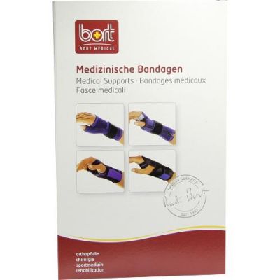 Bort Handgelenkstütze mit Alusch.rec.medium schwarz  1 szt. od Bort GmbH PZN 05539399