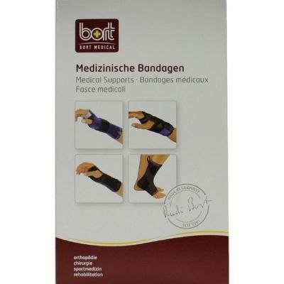 Bort Manustabil kurz rechts medium schwarz 1 szt. od Bort GmbH PZN 05539821