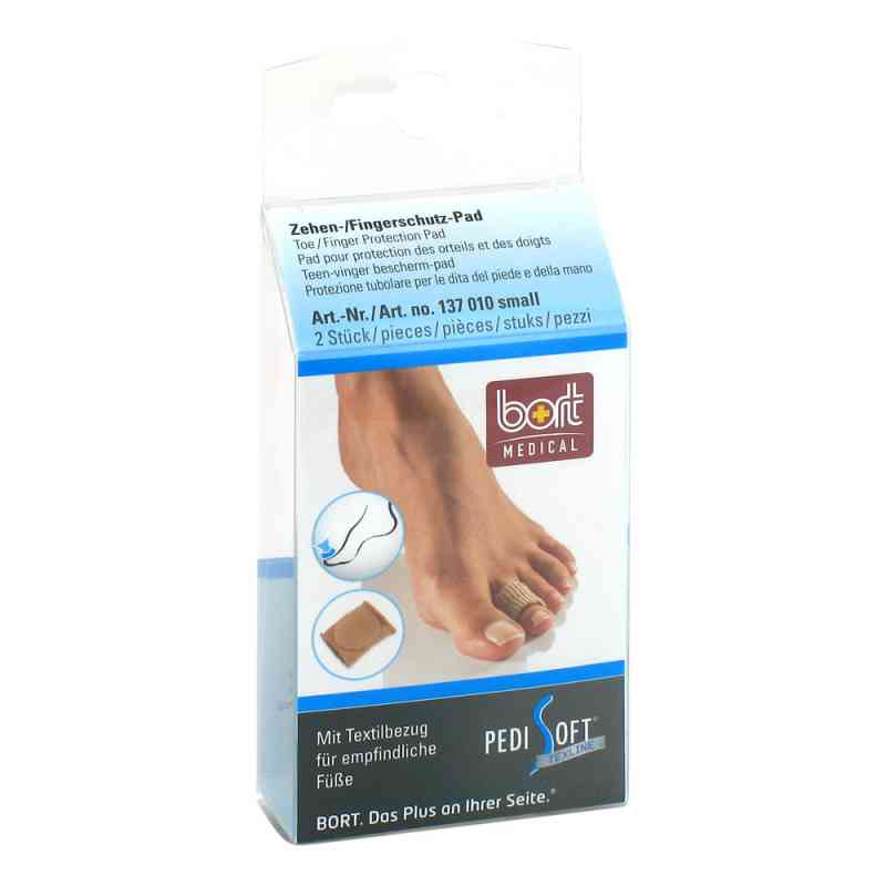 Bort Pedisoft Texline Zeh.fing.schutz Pad small 2 szt. od Bort GmbH PZN 05563305