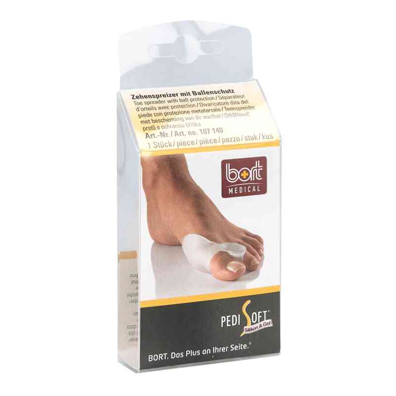 Bort Pedisoft Zehenspreizer mit Ballenschutz transparent  1 szt. od Bort GmbH PZN 02727717
