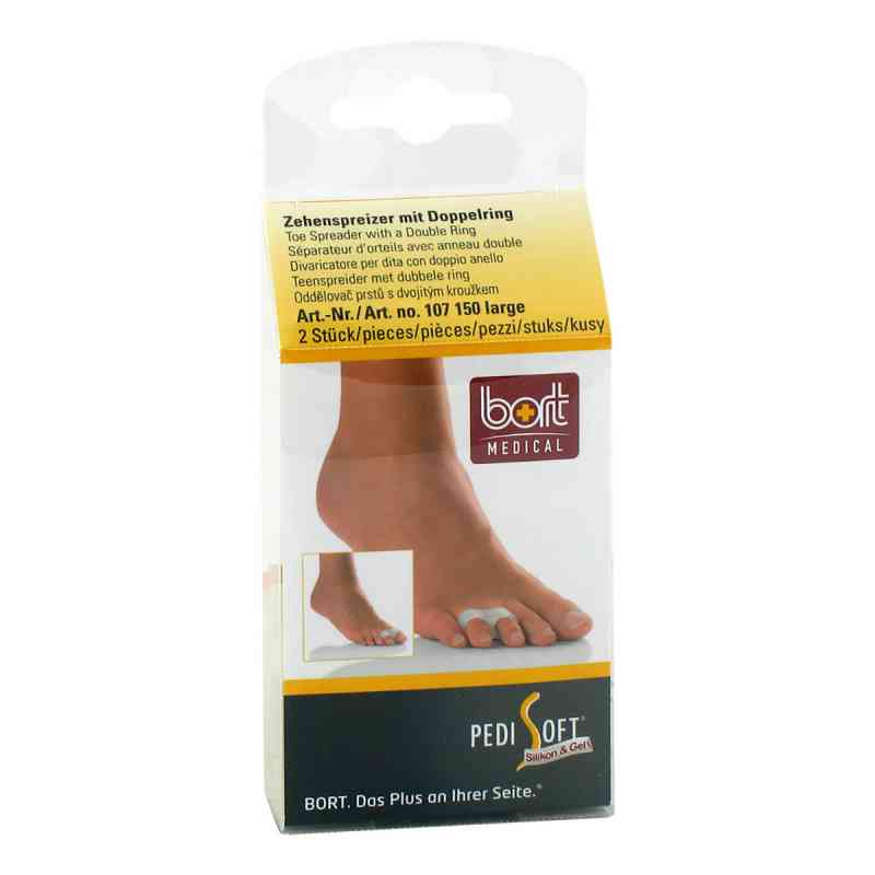 Bort Pedisoft Zehenspreizer mit Doppel-Ring large 2 szt. od Bort GmbH PZN 12574290