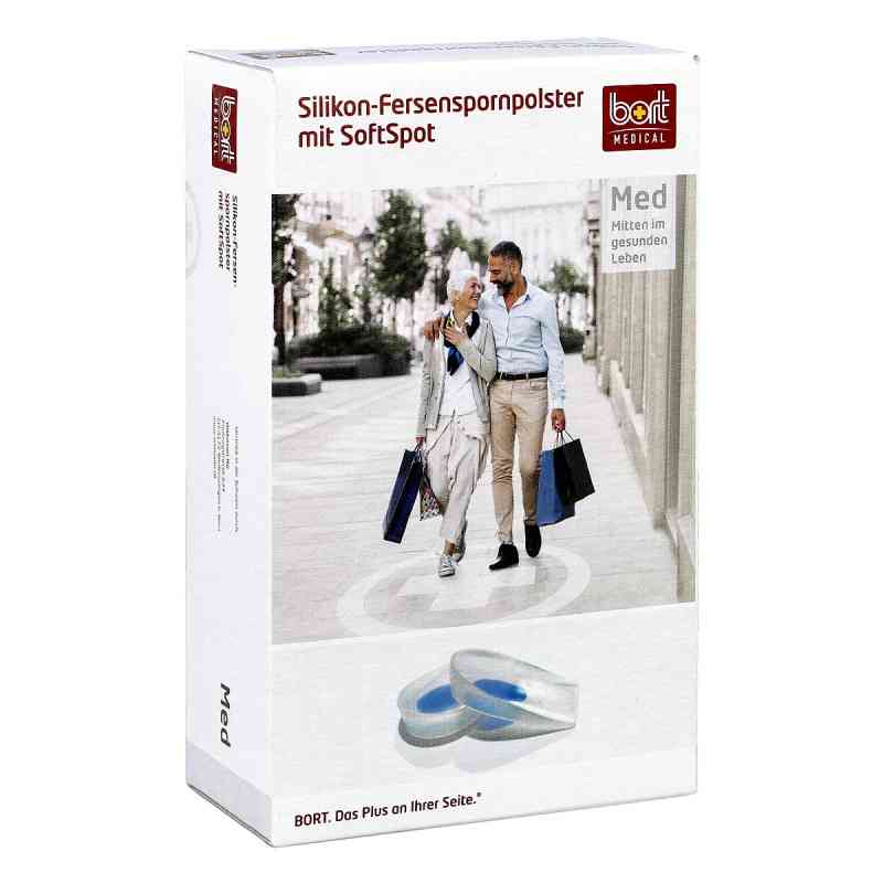 Bort Silikon Fersenspornpolster m.SoftSpot small 2 szt. od Bort GmbH PZN 00825195