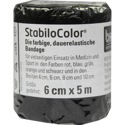 Bort Stabilocolor Binde 6cm schwarz 1 szt. od Bort GmbH PZN 07672346