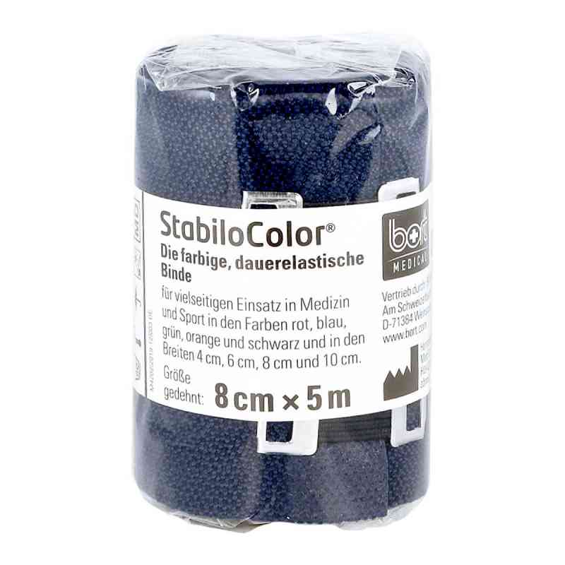 Bort Stabilocolor Binde 8cm blau 1 szt. od Bort GmbH PZN 08830971
