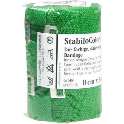 Bort Stabilocolor Binde 8cm gruen 1 szt. od Bort GmbH PZN 08830936