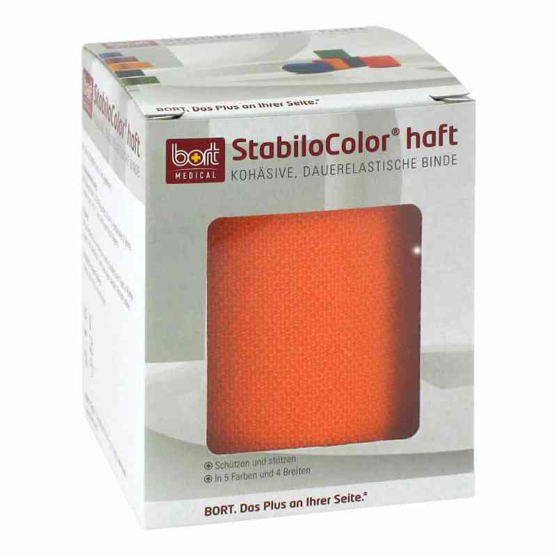 Bort Stabilocolor haft Binde 8cm orange 1 szt. od Bort GmbH PZN 07672464