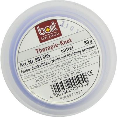 Bort Therapie Knet mittel dunkelblau 80 g od Bort GmbH PZN 04671091