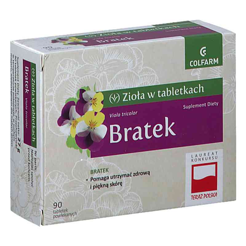 Bratek tabletki powlekane Colfarm 90  od ZAKŁADY FARM. COLFARM PZN 08304679