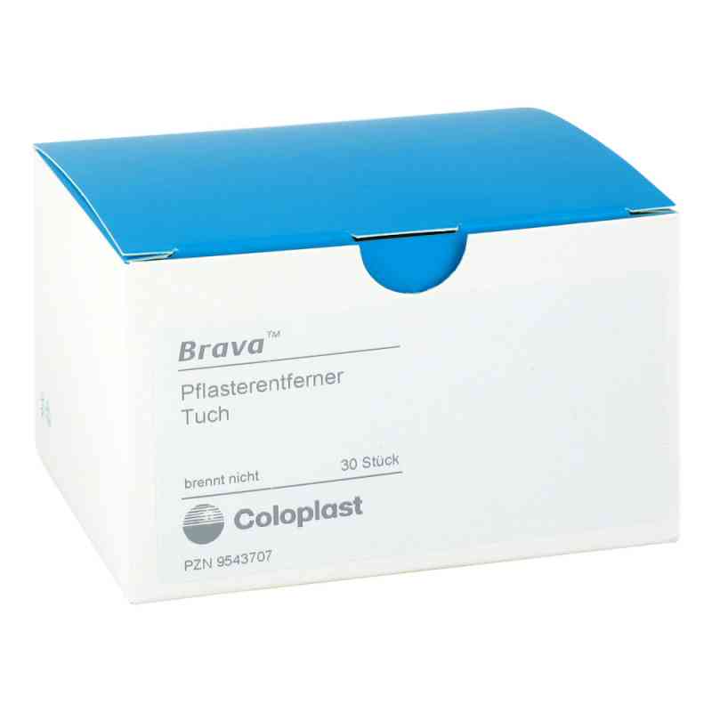 Brava Pflasterentferner Tuecher 30 szt. od Coloplast GmbH PZN 09543707