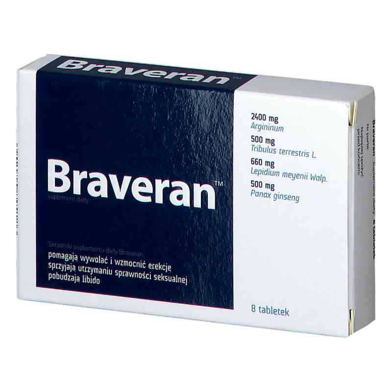 Braveran tabletki 8 tabl. od AFLOFARM FARMACJA POLSKA SP. Z O.O. PZN 08300546