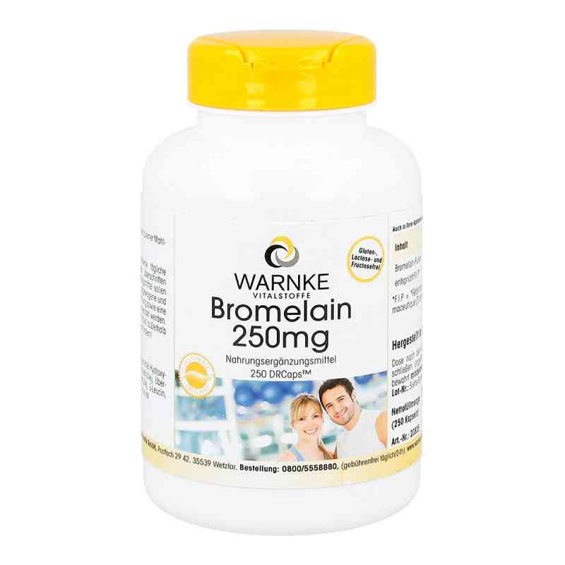 Bromelain 250 mg magensaftresistente Kapseln 250 szt. od Warnke Vitalstoffe GmbH PZN 11376300