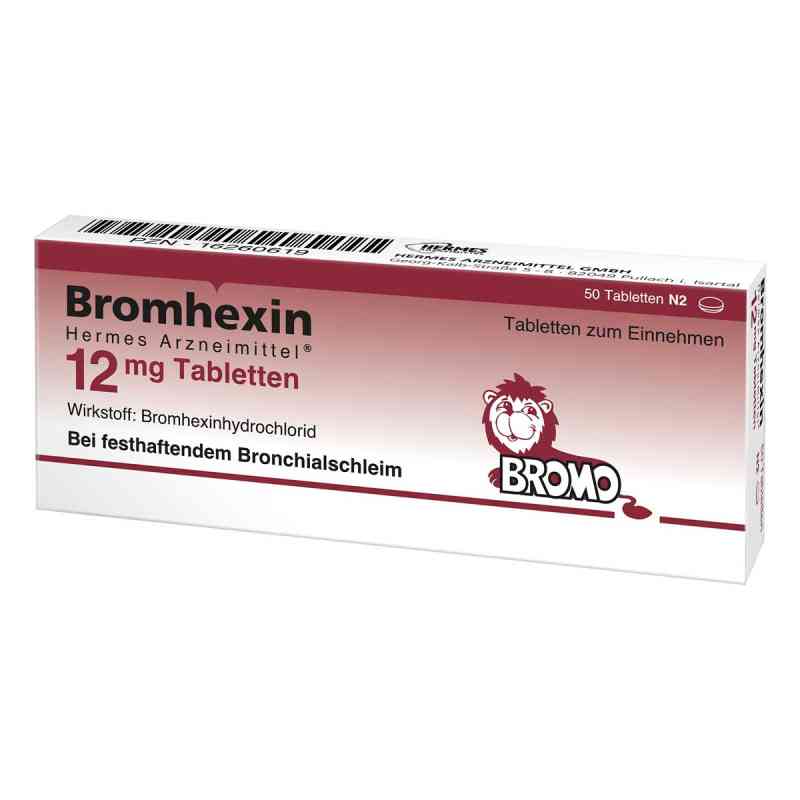 Bromheksyna Hermes Arzneimittel 12 mg tabletki 50 szt. od HERMES Arzneimittel GmbH PZN 16260619