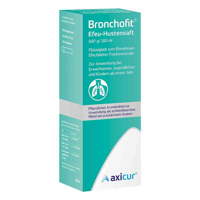 Bronchofit — syrop z bluszczu na kaszel 100 ml od axicorp Pharma GmbH PZN 11352630
