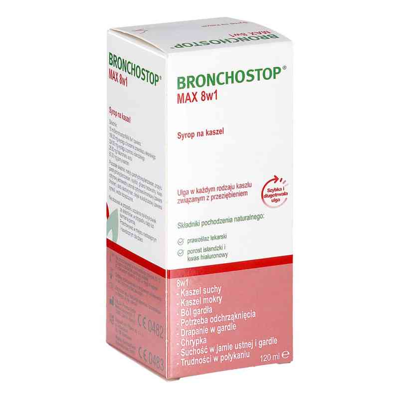 Bronchostop Max 8w1 syrop 120 ml od HALSA PHARMA GMBH PZN 08306255