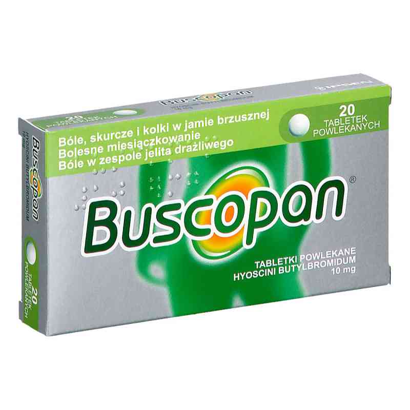 Buscopan lek na ból brzucha w tabletkach 20  od BOEHRINGER INGELHEIM FRANCE PZN 08302411