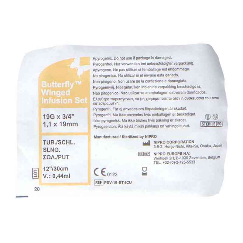 Butterfly 19 G Gelb Kanuele 1 szt. od 1001 Artikel Medical GmbH PZN 08482582