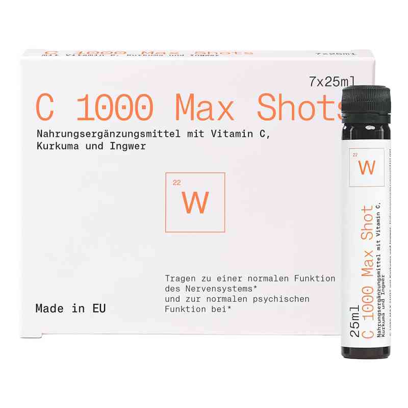 C 1000 Max Shots Flüssig 7X25 ml od Nutri W22 UG (haftungsbeschränkt) PZN 20301867