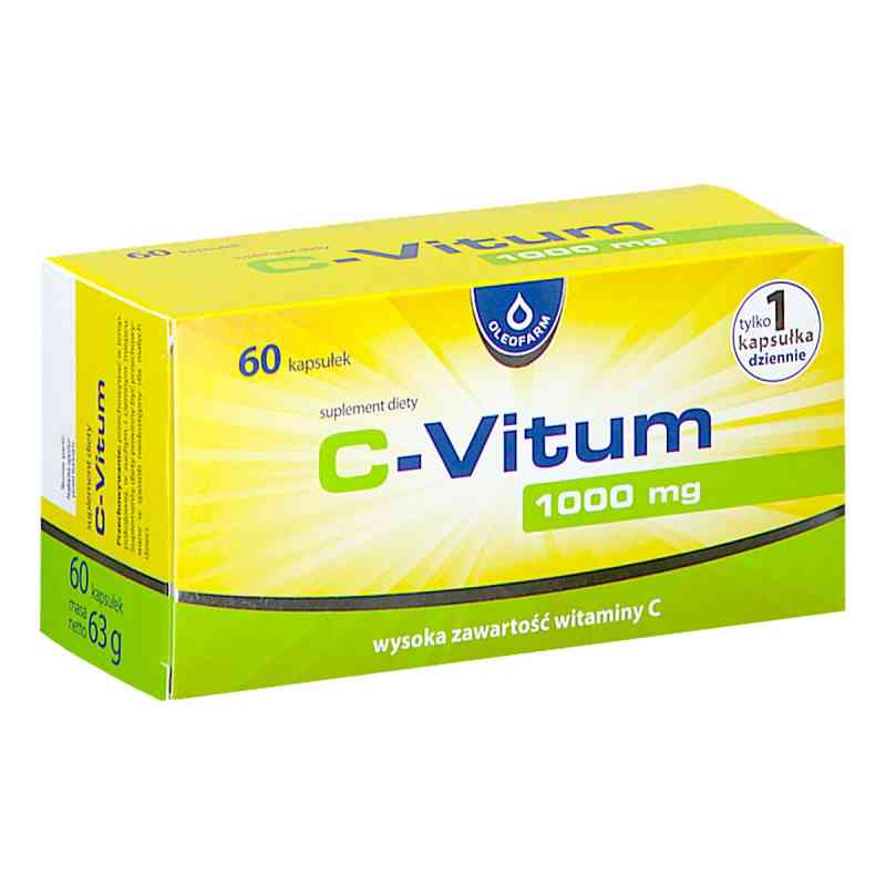 C Vitum 1000 mg kapsułki 60  od OLEOFARM SP. Z O.O. PZN 08303928