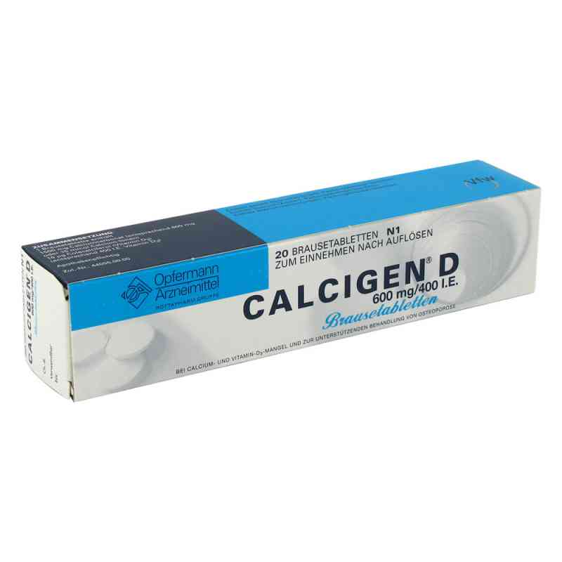 Calcigen wapń + witamina D3 tabletki musujące 20 szt. od Viatris Healthcare GmbH PZN 01518704