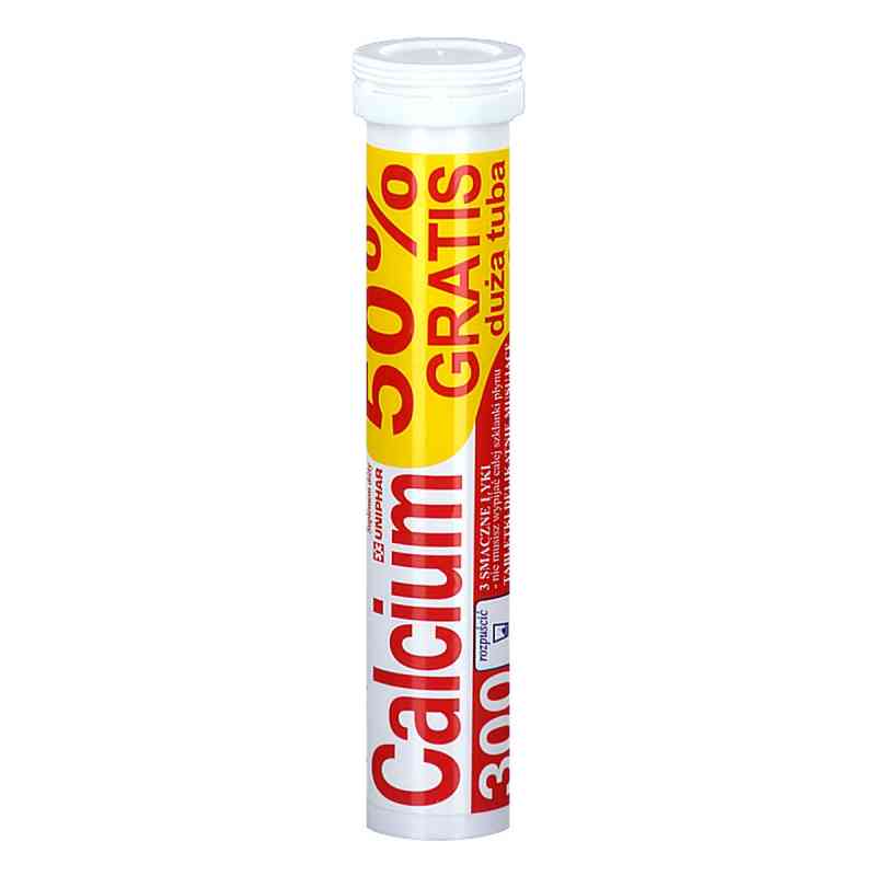 Calcium 300 Uni-Phar o smaku pomarań. tabletki musujące 20  od UNIPHARM HOLDINGS SP. Z O.O. PZN 08304502