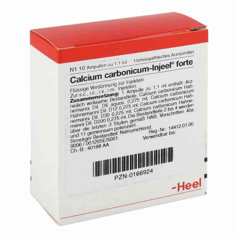 Calcium Carbonicum Injeele forte 1,1 ml ampułki 10 szt. od Biologische Heilmittel Heel GmbH PZN 00166924