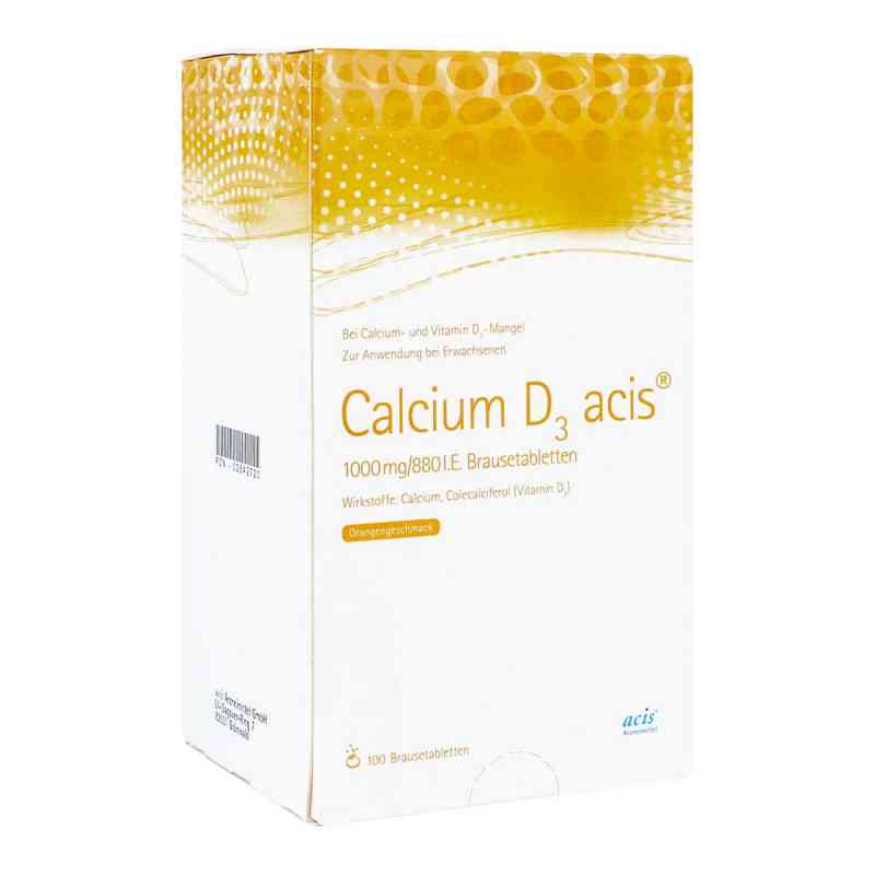 Calcium D3 acis 1000 mg/880 I.e. Brausetabl. 100 szt. od acis Arzneimittel GmbH PZN 02842720