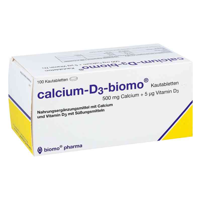 Calcium D3 biomo tabletki do żucia 500+d 100 szt. od biomo pharma GmbH PZN 00294473