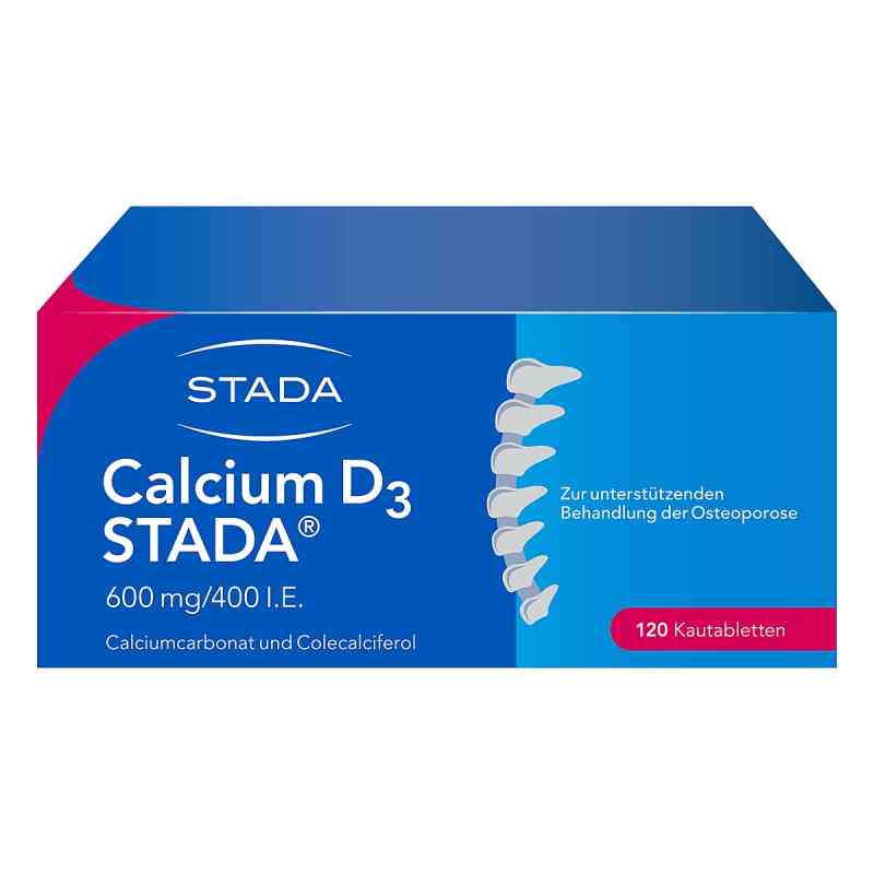 Calcium D3 Stada 600 mg/400 I.e. w tabletkach do żucia 120 szt. od STADA Consumer Health Deutschland GmbH PZN 09234314