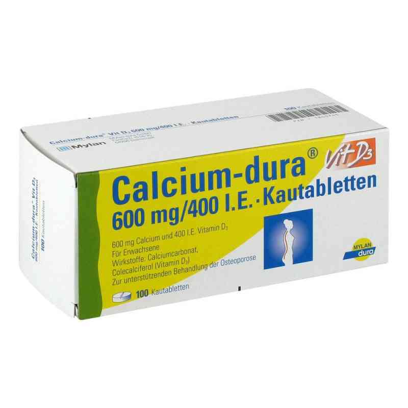 Calcium Dura Vit. D3 600 mg tabletki do żucia 100 szt. od Viatris Healthcare GmbH PZN 01845745