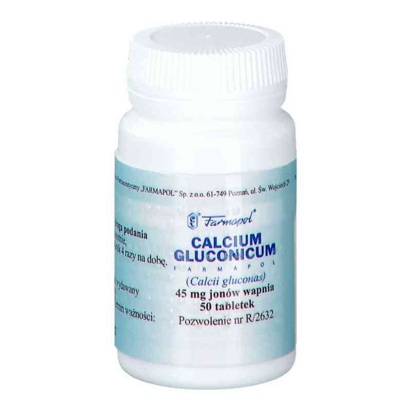 Calcium gluconicum Farmapol tabletki 50 tabl. od ZAKŁAD CHEMICZNO-FARMACEUTYCZNY 