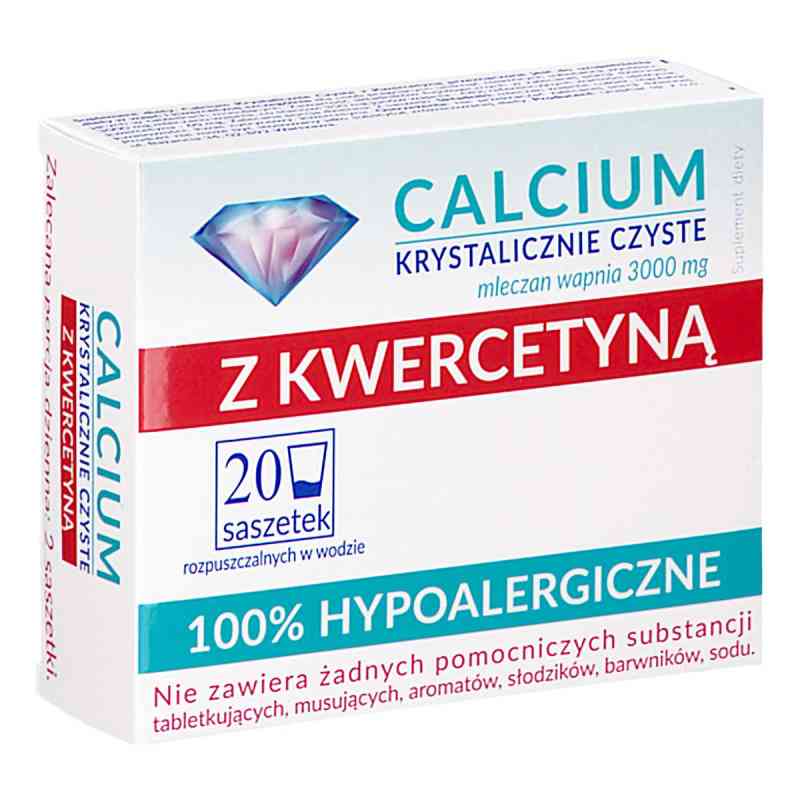 Calcium Krystalicznie Czyste Z Kwercetyną 20  od UNIPHAR SP. Z O.O. PZN 08305628