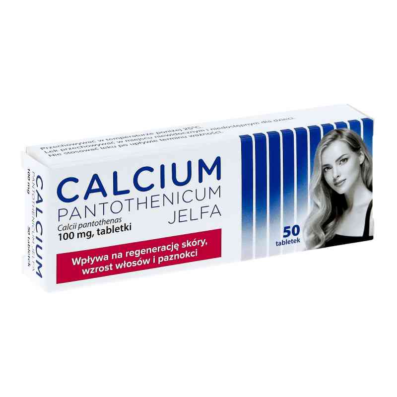 Calcium pantothenicum Jelfa 100 mg tabletki 50 tabl. od PRZEDSIĘBIORSTWO FARMACEUTYCZNE JELFA S.A. PZN 08300601