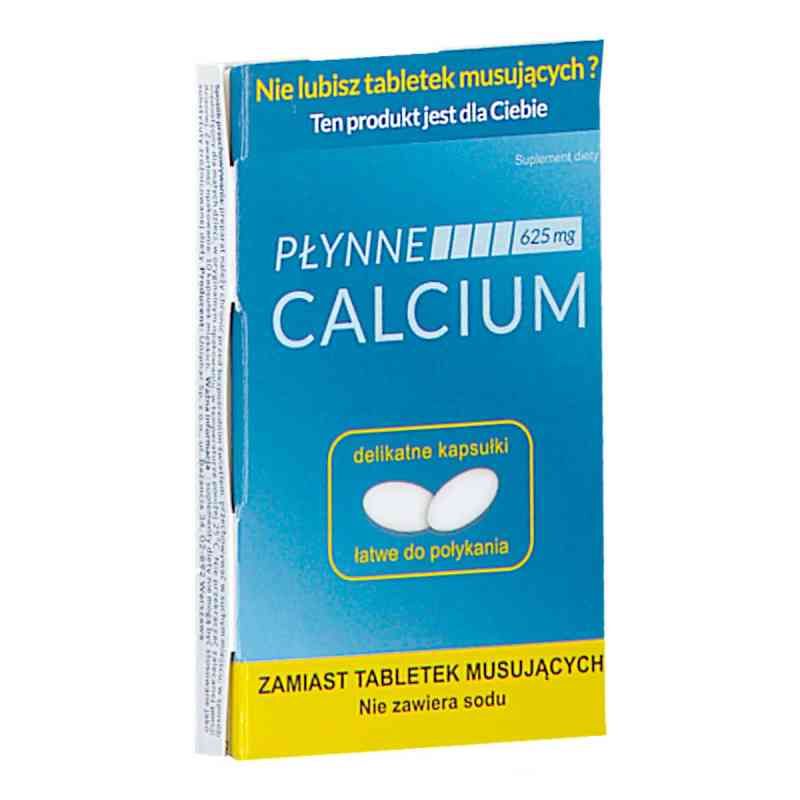 Calcium Płynne kapsułki do połykania 10  od UNIPHAR SP. Z O.O. PZN 08304506