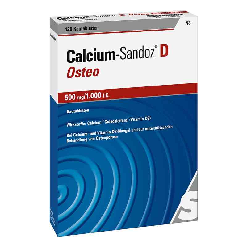 Calcium Sandoz D Osteo 500 mg/1.000 I.e. tabletki do żucia  120 szt. od Hexal AG PZN 11586279