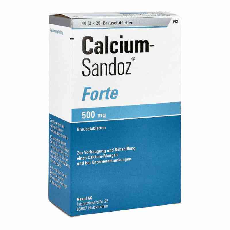 Calcium Sandoz forte tabletki musujące 2X20 szt. od Hexal AG PZN 04906200