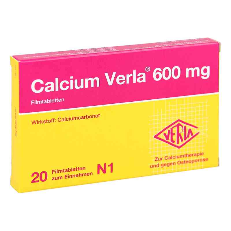 Calcium Verla 600 mg tabletki powlekane 20 szt. od Verla-Pharm Arzneimittel GmbH &  PZN 01397838
