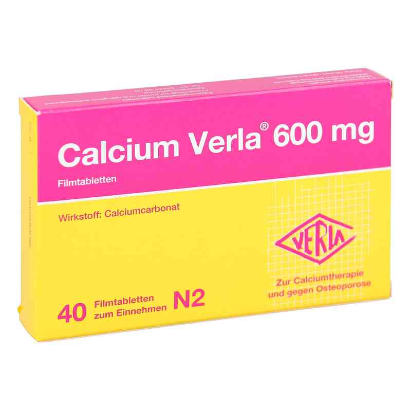 Calcium Verla 600 mg tabletki powlekane 40 szt. od Verla-Pharm Arzneimittel GmbH & Co. KG PZN 01047357