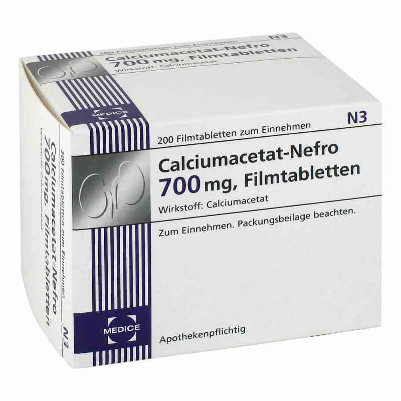 Calciumacetat Nefro 700 mg tabletki 200 szt. od MEDICE Arzneimittel Pütter GmbH& PZN 04133229