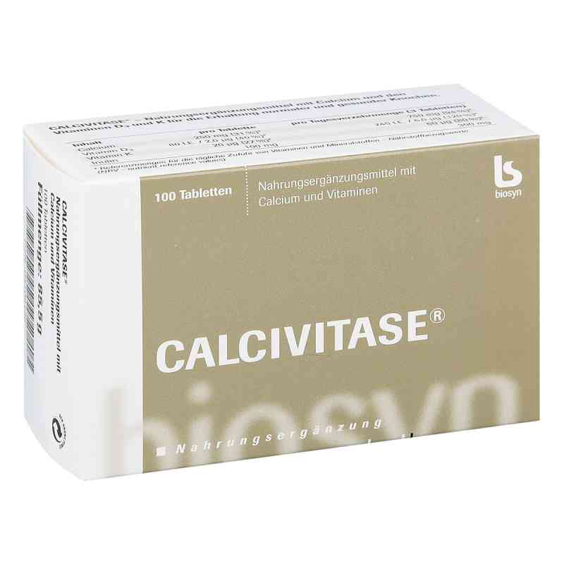 Calcivitase witaminy z wapniem tabletki 100 szt. od biosyn Arzneimittel GmbH PZN 04109136