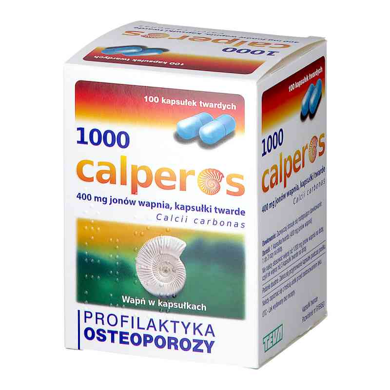 Calperos 1000mg kapsułki 100 kaps. od PLIVA KRAKÓW Z.F. S.A. PZN 08300109