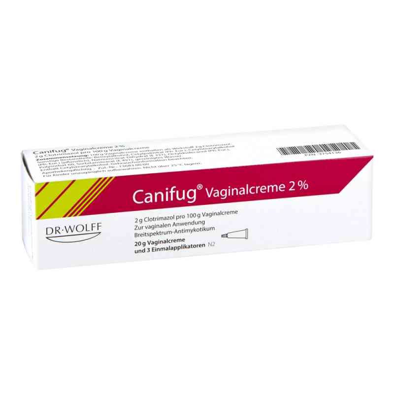 Canifug Vaginalcreme 2% m. 3 Appl. 20 g od Dr. August Wolff GmbH & Co.KG Ar PZN 03754136
