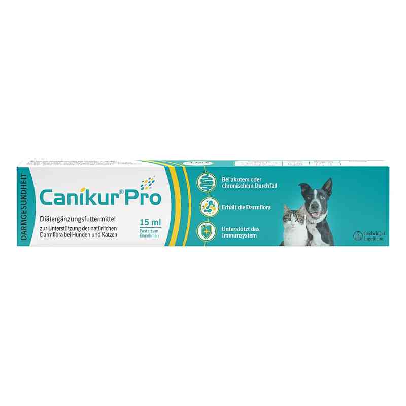 Canikur Pro Pasta dla psów i kotów wspierająca florę jelitową 15 ml od Boehringer Ingelheim VETMEDICA GmbH PZN 05499984