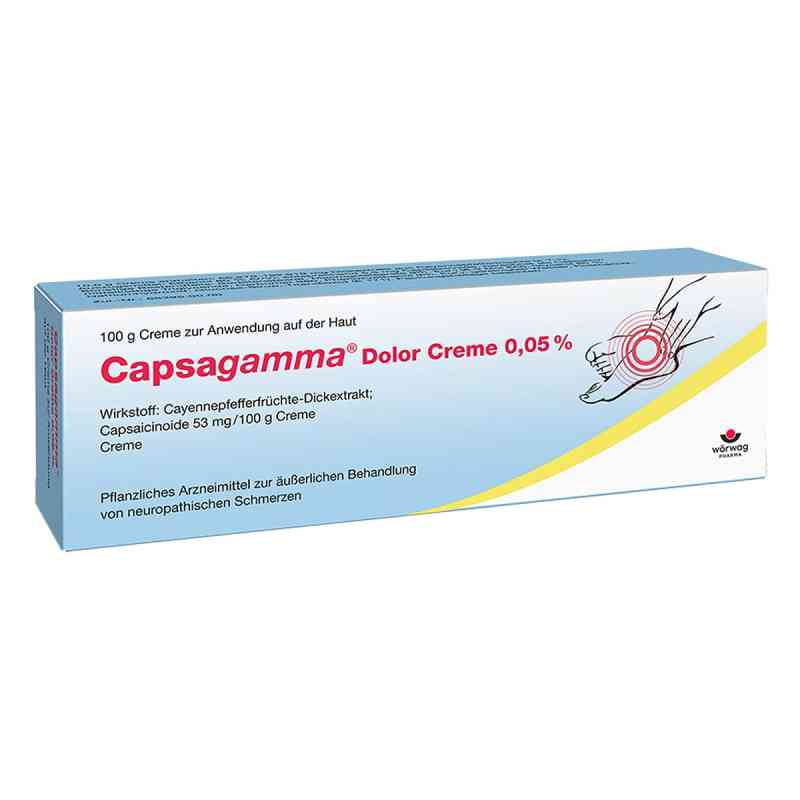 Capsagamma Dolor krem 0,05% 100 g od Wörwag Pharma GmbH & Co. KG PZN 09647772