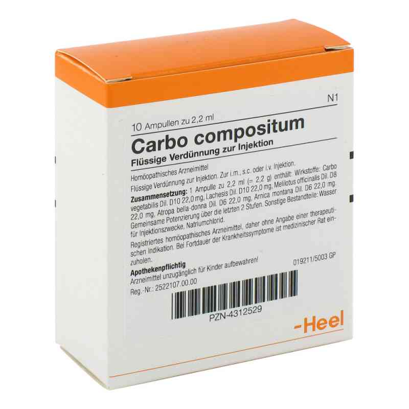Carbo Comp. ampułki 10 szt. od Biologische Heilmittel Heel GmbH PZN 04312529