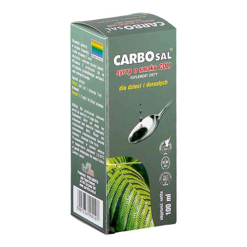 Carbosal syrop o smaku coli 100 ml od GORVITA PPHU PZN 08301144