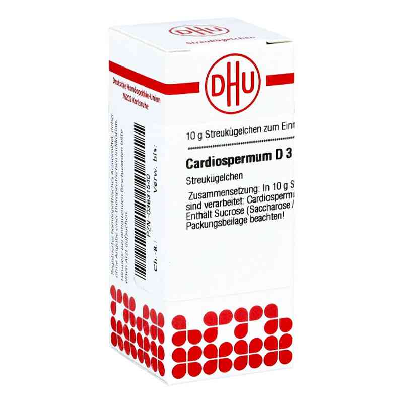 Cardiospermum D 3 Globuli 10 g od DHU-Arzneimittel GmbH & Co. KG PZN 03631540