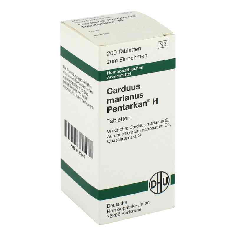 Carduus Marianus Pentarkan H Tabl. 200 szt. od DHU-Arzneimittel GmbH & Co. KG PZN 00180901
