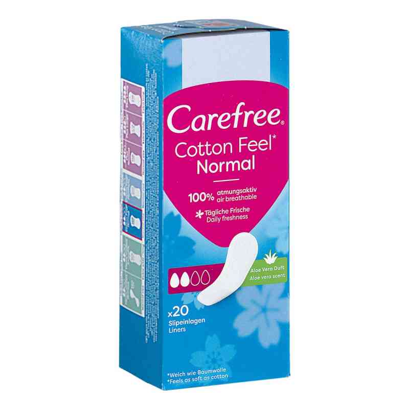 Carefree Cotton Aloe Wkładki higieniczne 20 szt. od JOHNSON & JOHNSON POMEZIA PZN 08305257