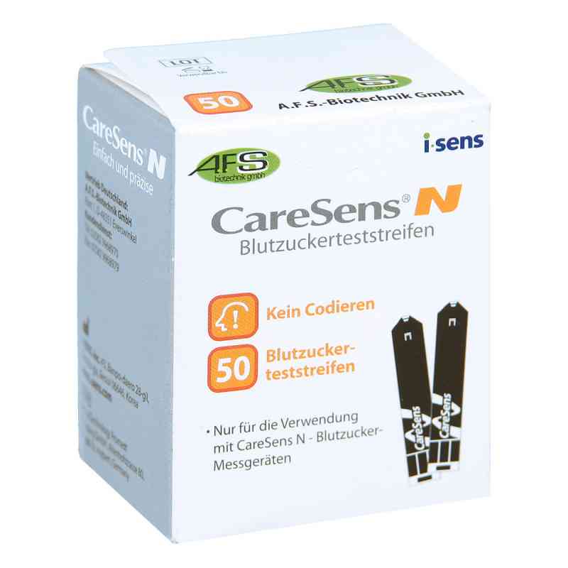 Caresens N paski testowe 50 szt. od A.F.S.-Biotechnik GmbH PZN 08819857
